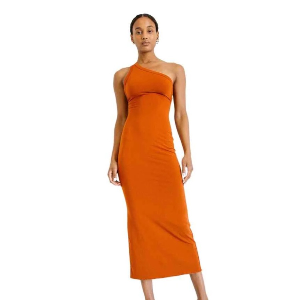 The Line by K Avalon Dress - Rust Orange